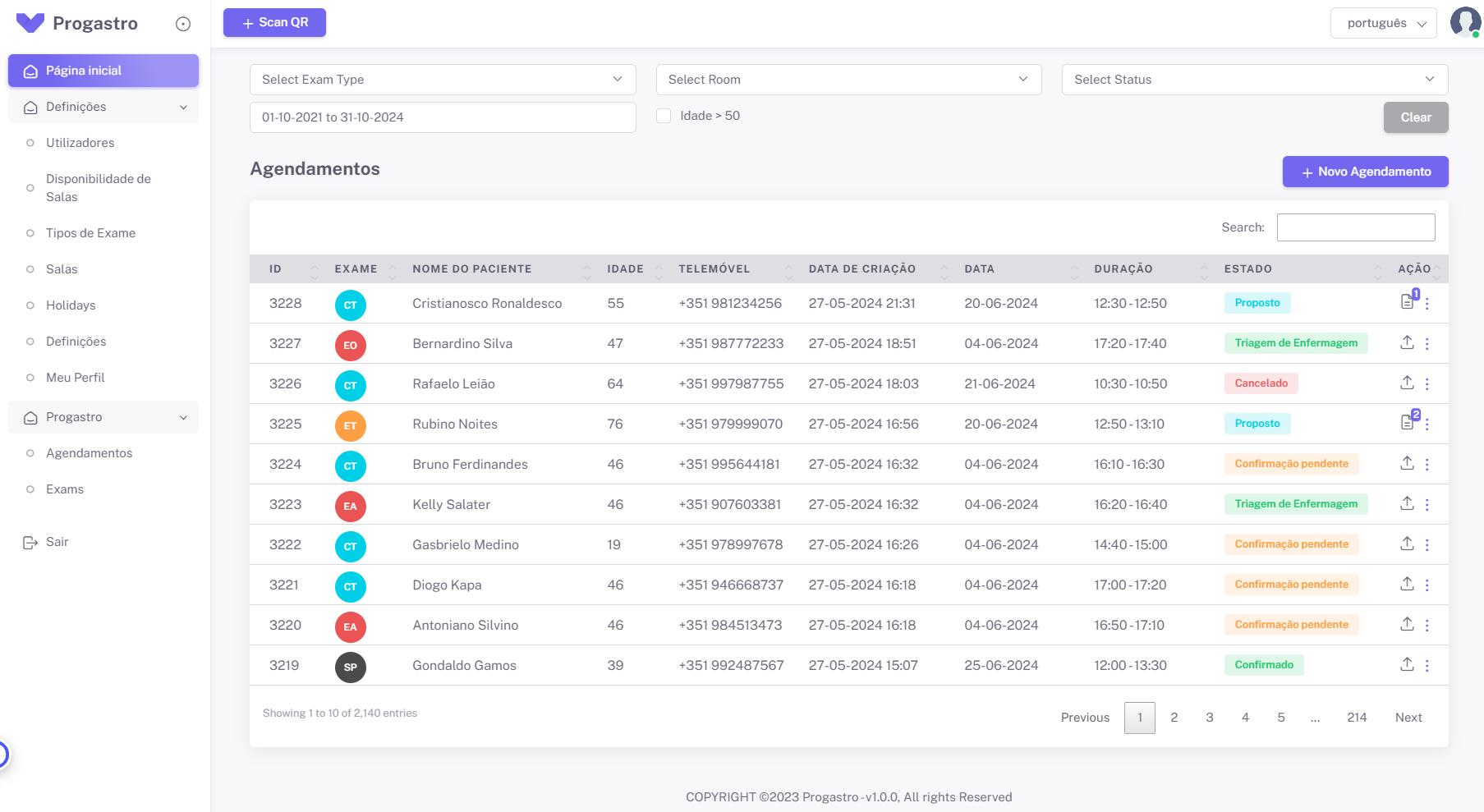 Flow list